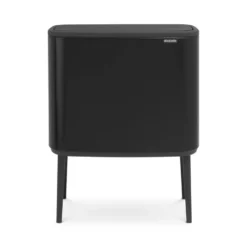 Bo touch bin 11+23 liter, matt svart