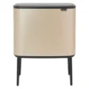 Bo touch bin 11+23 liter, Metallic Gold