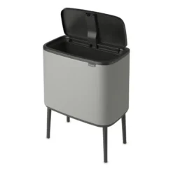 Bo touch bin 36 liter, Mineral concrete grey