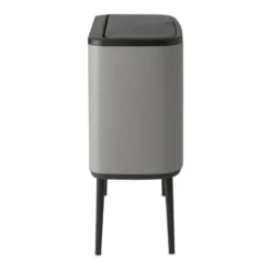 Bo touch bin 11+23 liter, Mineral concrete grey