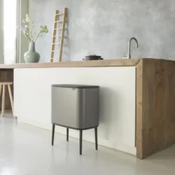 Bo touch bin 36 liter, platinum