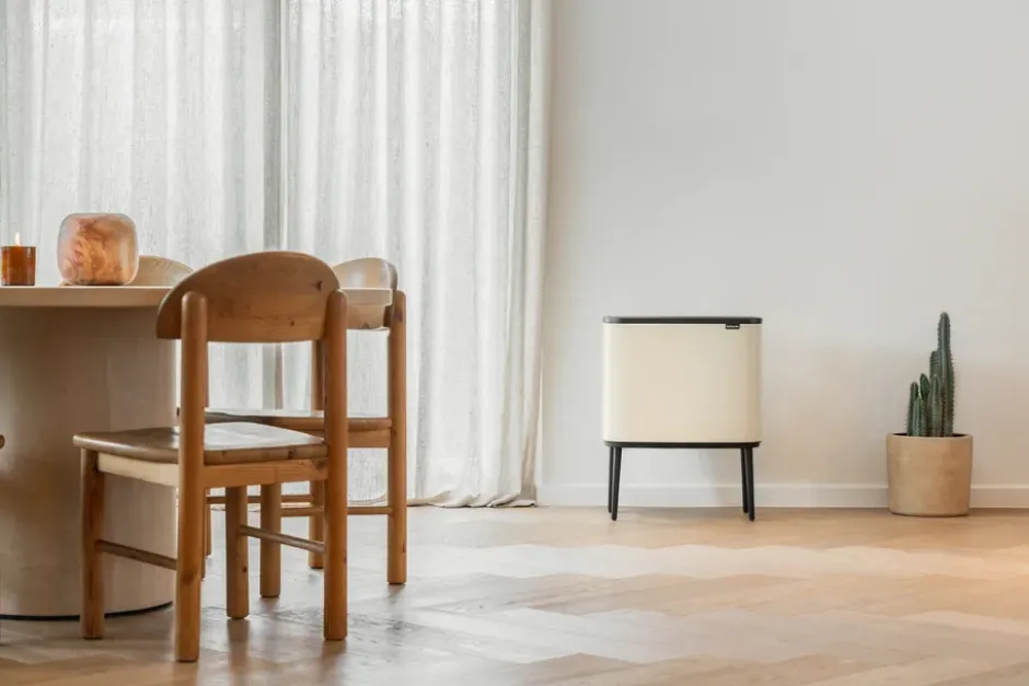 Bo touch bin 36 liter, Soft beige