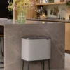 Bo touch bin 11+23 liter, Soft grey