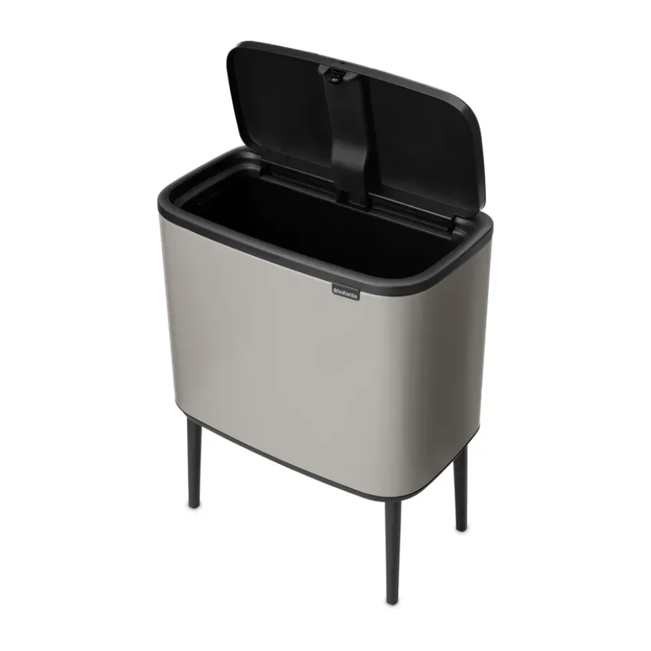 Bo touch bin 36 liter, Soft grey