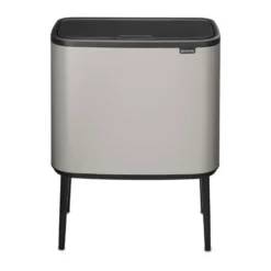 Bo touch bin 36 liter, Soft grey