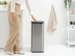Bo Touch Bin 30 L, Matt Steel Fingerprint Proof