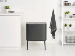 Bo touch bin 3x11 liter, Confident Grey