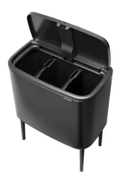 Bo touch bin 3x11 liter, Confident Grey
