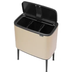 Bo touch bin 3x11 liter, Metallic Gold