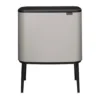 Bo touch bin 3x11 liter, Soft grey