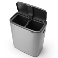 Bo touch bin 2x30 L, Mattborstat stål