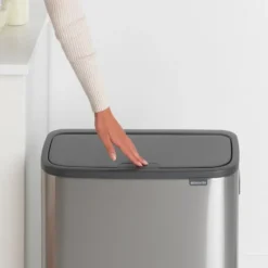 Bo touch bin 2x30 L, Mattborstat stål