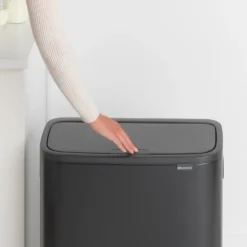 Bo touch bin 2x30 L, Matt svart