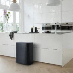Bo touch bin 2x30 L, Matt svart