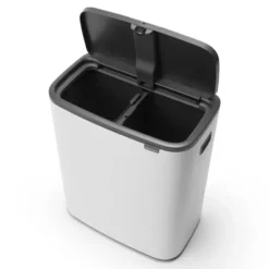 Bo touch bin 2x30 L, Vit