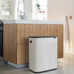 Bo touch bin 2x30 L, Vit
