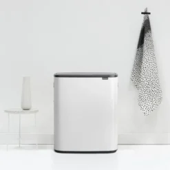 Bo touch bin 2x30 L, Vit