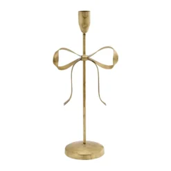 Bovinne ljusstake, Guldfärgad, 9x15x32,5 cm