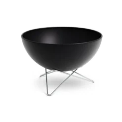 BOWL 57 eldstad, Svart-silver, stjärnstativ