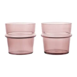 Boya dricksglas lågt 30 cl 2-pack, Mauve