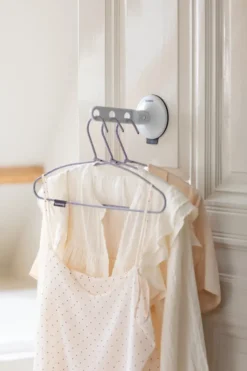 Brabantia galghängare med sugpropp, Ljusgrå