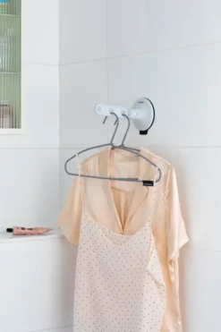 Brabantia galghängare med sugpropp, Ljusgrå