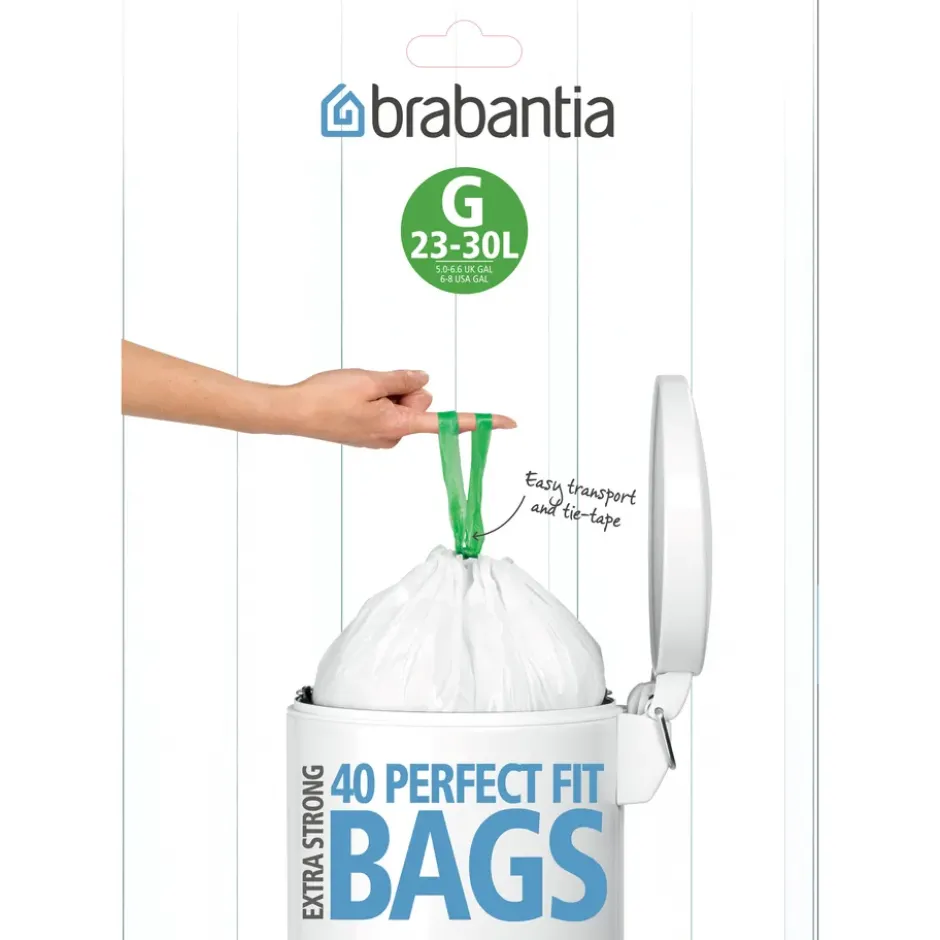 Brabantia PerfectFit avfallspåse, 23-30 liter