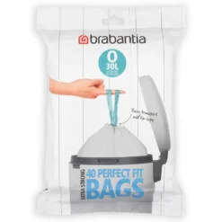 Brabantia PerfectFit avfallspåse, 30 liter | O 40 st