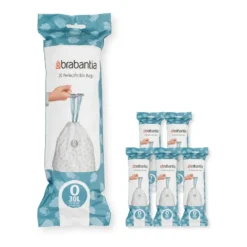 Brabantia PerfectFit avfallspåse 120 påsar, Modell O, 30 L