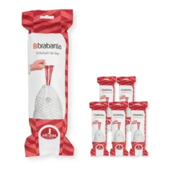 Brabantia PerfectFit avfallspåse 120 påsar, Modell J, 20-25 L