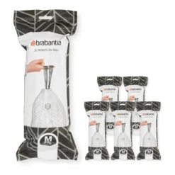 Brabantia PerfectFit avfallspåse 120 påsar, Modell M, 60 L