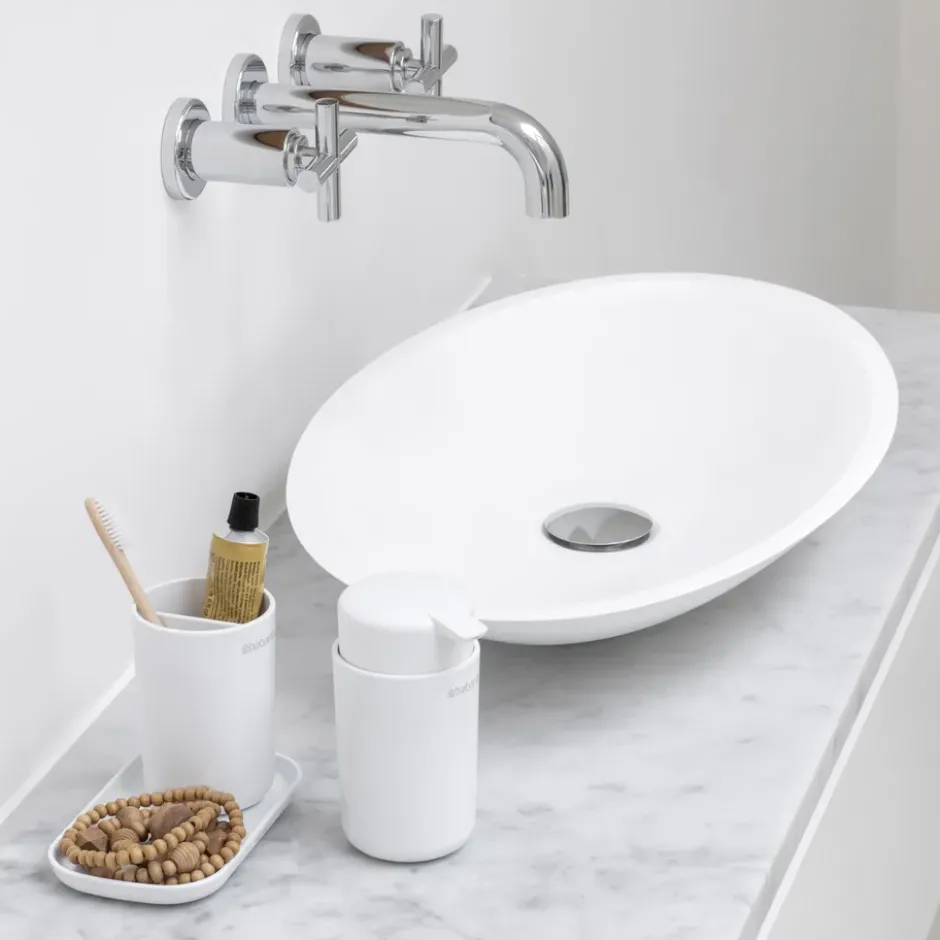 Brabantia ReNew handfatsset 3 delar, Vit