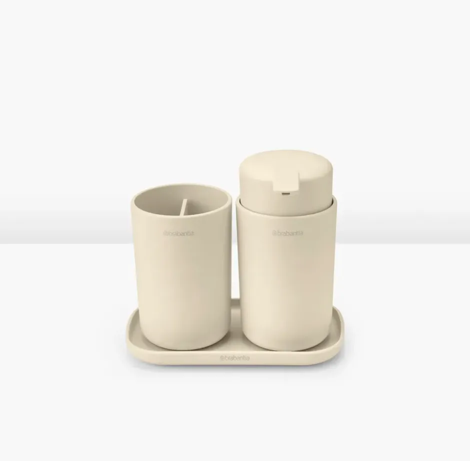 Brabantia ReNew handfatsset 3 delar, Soft Beige