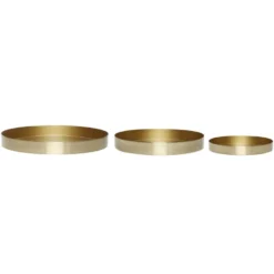 Bricka 3-pack, Metall-mässing
