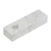 Brick ljusstake, White