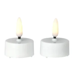 Bright värmeljus LED Ø3,8 cm 2-pack, White