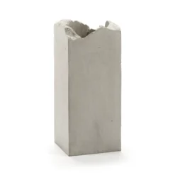 Broquaine vas S 28 cm, Grey