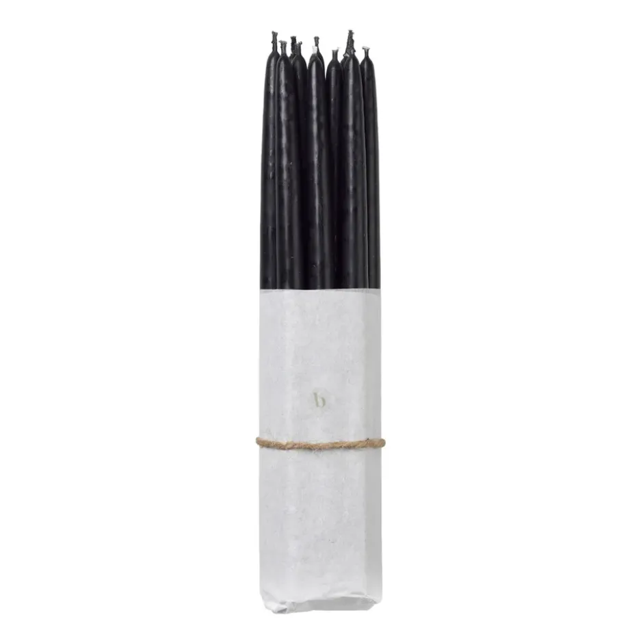 Broste Copenhagen doppade antikljus 10-pack, Simply black
