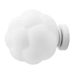 Bubba tak/vägglampa Ø25 cm, Vit