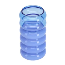 Bubble 2-i-1 vas och ljusstake 13,5 cm, Blue