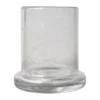 Bubble ljuslykta Ø10 cm, Clear