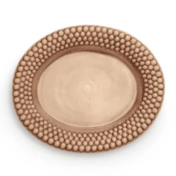 Bubbles ovalt fat 35 cm, Cinnamon