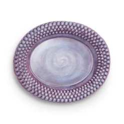 Bubbles ovalt fat 35 cm, Viol