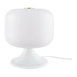 Bullen 25 bordslampa, Vit