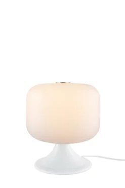 Bullen 25 bordslampa, Vit