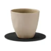 Bull glasunderlägg vändbar circle 1 st, svart-brun