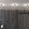 Bullo plafond XL klarglas Ø38 cm, Aluminium