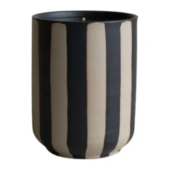 Burn doftljus 60 h, Stripe black
