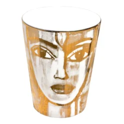 Butterfly Messenger mugg guld-vit, 35 cl