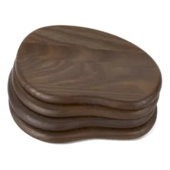 Cairn butter boards bricka 4-pack, Dark Brown
